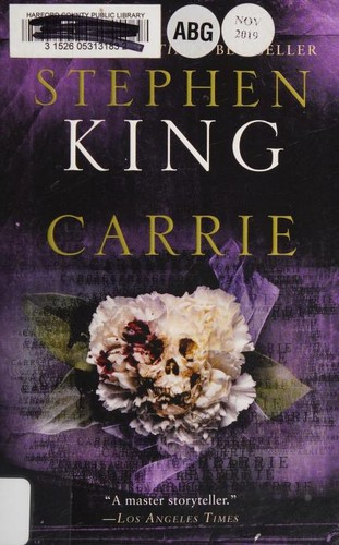 Carrie front cover by Stephen King, ISBN: 1984898108