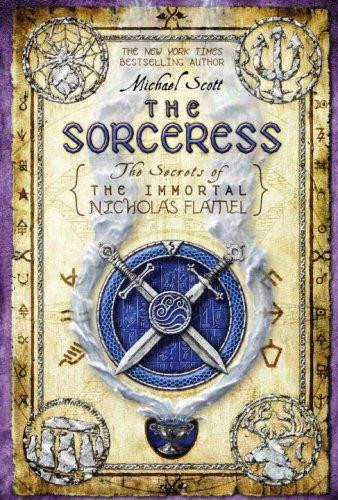 The Sorceress 3 Secrets of the Immortal Nicholas Flamel front cover by Michael Scott, ISBN: 0385735294