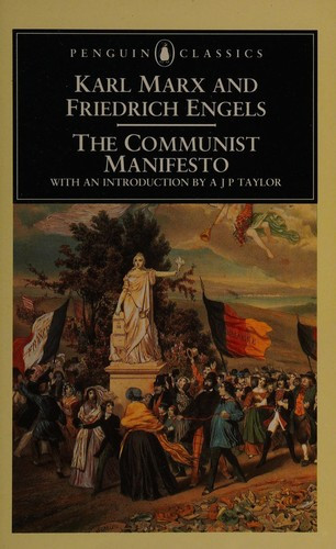 The Communist Manifesto front cover by Karl Marx, Friedrich Engels, ISBN: 0140444785