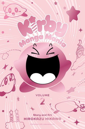 Kirby Manga Mania 2 front cover by Hirokazu Hikawa, ISBN: 197472235X