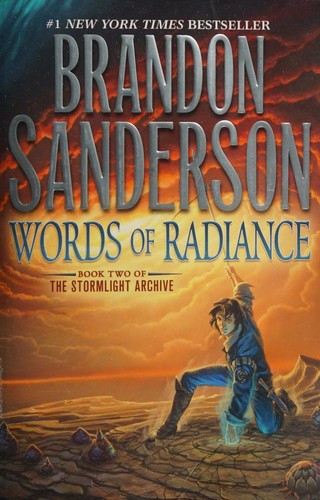 Words of Radiance 2 Stormlight Archive front cover by Brandon Sanderson, ISBN: 1250166535