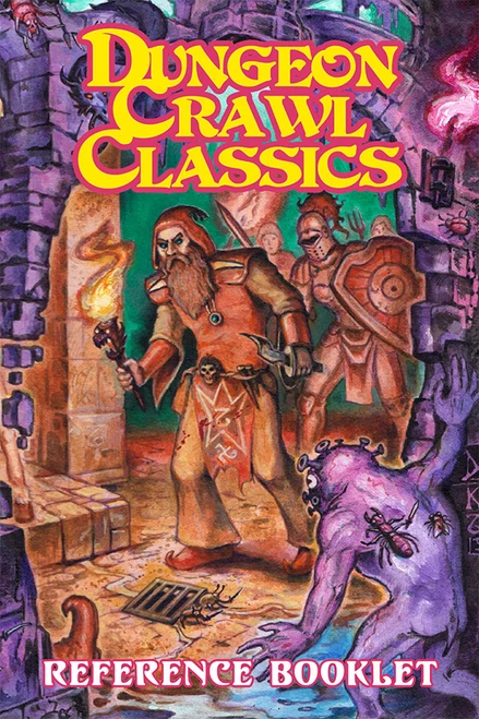 DCC RPG Reference Booklet (Dungeon Crawl Classics) front cover, ISBN: 1958809535