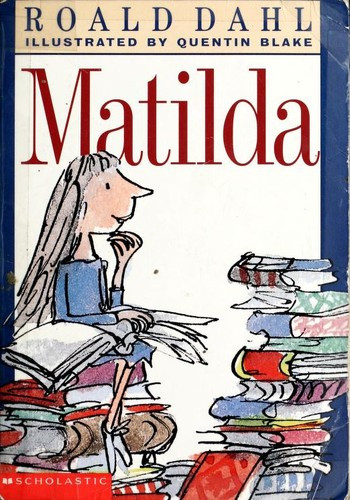 Matilda front cover by Roald Dahl, ISBN: 0590996835