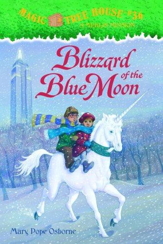 Blizzard of the Blue Moon 36 Magic Tree House front cover by Mary Pope Osborne, ISBN: 0375830375