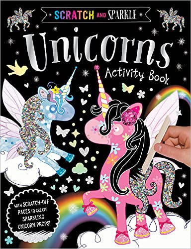 Unicorns Activity Book front cover by Elanor Best, ISBN: 1788432444