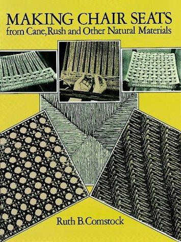 Making Chair Seats from Cane, Rush and Other Natural Materials (Revised) front cover by Ruth B Comstock, ISBN: 0486256936