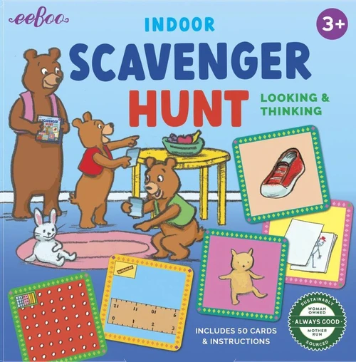 Scavenger Hunt Indoors Game front cover