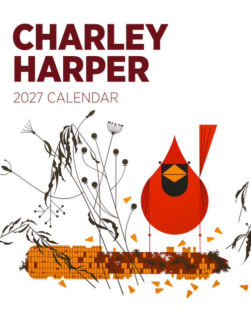 Charley Harper 2027 Mini Wall Calendar front cover by Charley Harper, ISBN: 108751505X