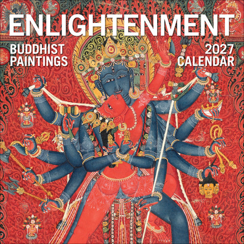 Enlightenment: Buddhist Paintings 2027 Wall Calendar front cover by Pomegranate, ISBN: 1087514576