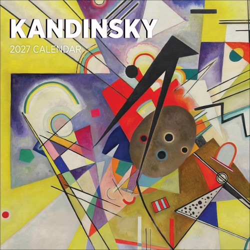 Kandinsky 2027 Wall Calendar front cover by Wassily Kandinsky, ISBN: 1087514495