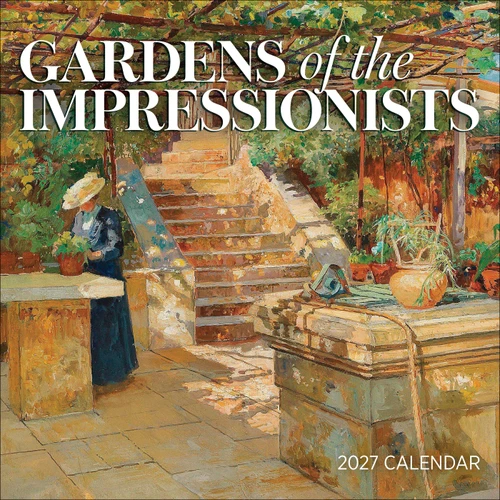 Gardens of the Impressionists 2027 Wall Calendar front cover by Pomegranate, ISBN: 1087514312