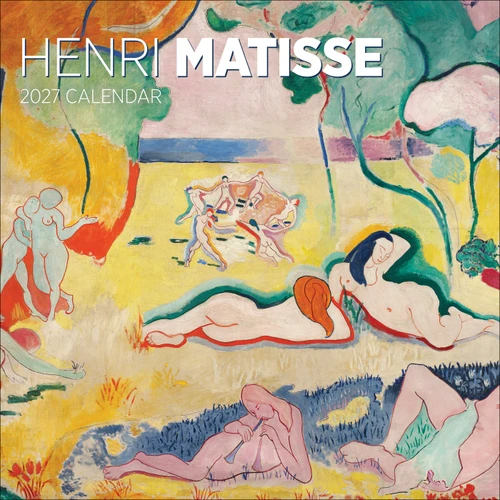 Henri Matisse 2027 Wall Calendar front cover by Henri Matisse, ISBN: 1087514150