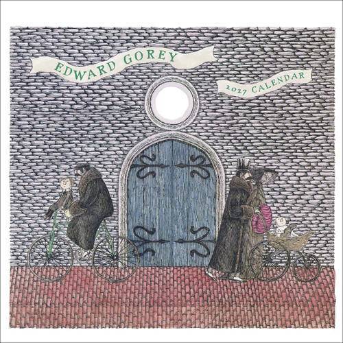 Edward Gorey 2027 Wall Calendar front cover by Edward Gorey, ISBN: 1087514401