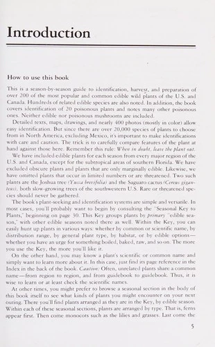 Edible Wild Plants: A North American Field Guide to Over 200 Natural Foods front cover by Thomas Elias,Peter Dykeman, ISBN: 1402767153
