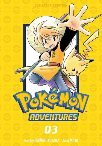 Pokémon Adventures Collector's Edition, Vol. 3 (3) front cover by Hidenori Kusaka, ISBN: 1974711234