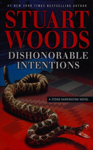 Dishonorable Intentions (Large Print) front cover by Stuart Woods, ISBN: 1410490548