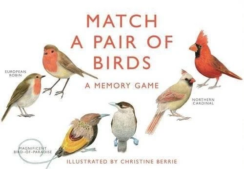 Match a Pair of Birds: A Memory Game front cover, ISBN: 1856699668
