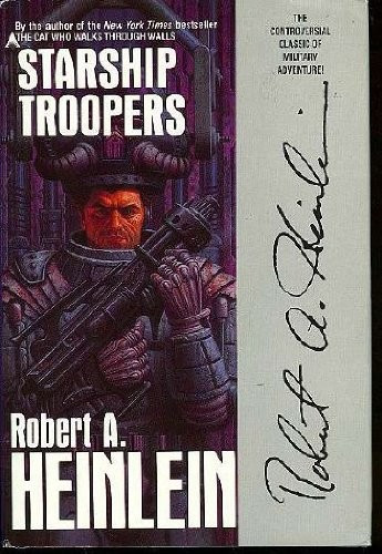 Starship Troopers front cover by Robert A. Heinlein, ISBN: 1568654308