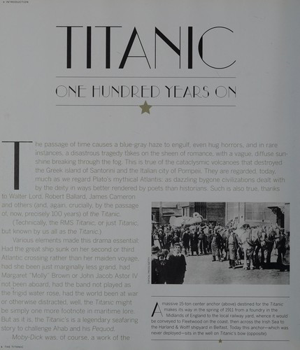 LIFE Titanic: The Tragedy that Shook the World: One Century Later front cover by Life, ISBN: 1603202137
