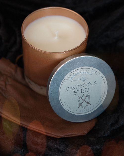 Gambeson & Steel 8 oz Coconut Soy Candle front cover