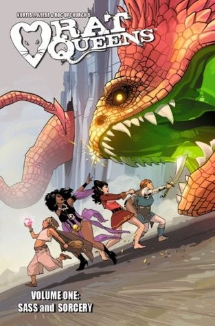 Sass & Sorcery 1 Rat Queens front cover by Kurtis J. Wiebe, ISBN: 1607069458