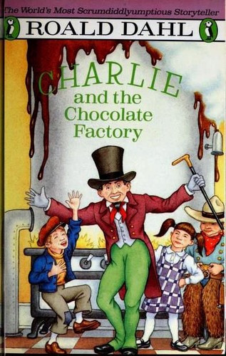 Charlie and the Chocolate Factory front cover by Roald Dahl, ISBN: 0140328696