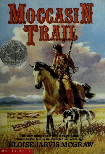 Moccasin Trail front cover by Eloise Jarvis McGraw, ISBN: 0590445510