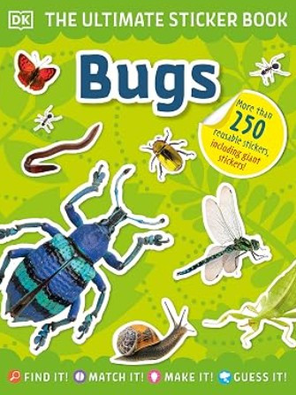 Bugs (Ultimate Sticker Books) front cover, ISBN: 0744033934