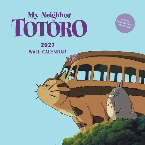 My Neighbor Totoro 2027 Wall Calendar front cover by Studio Ghibli, ISBN: 1797240072