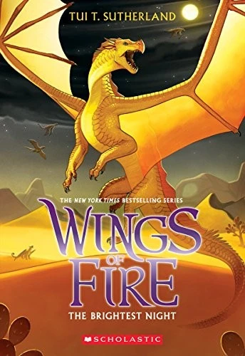 The Brightest Night 5 Wings of Fire front cover by Tui T. Sutherland, ISBN: 0545349273