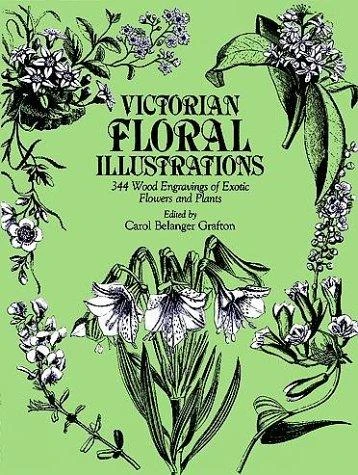 Victorian Floral Illustrations: 344 Wood Engravings of Exotic Flowers and Plants front cover by Carol Belanger Grafton, ISBN: 0486248224