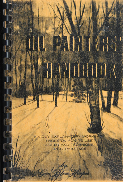 Handbook for Oil Painters front cover by Gen Blow Hooper