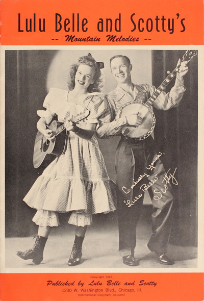 Mountain Melodies front cover by Lulu Belle and Scotty