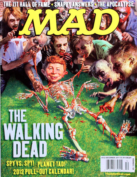 Mad Magazine Issue 512 December 2011 front cover