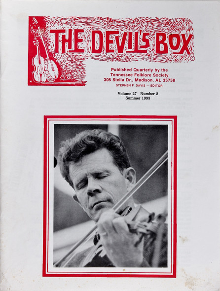 The Devil's Box (Volume 27, No 2, Summer 1993) front cover by Stephen F. Davis