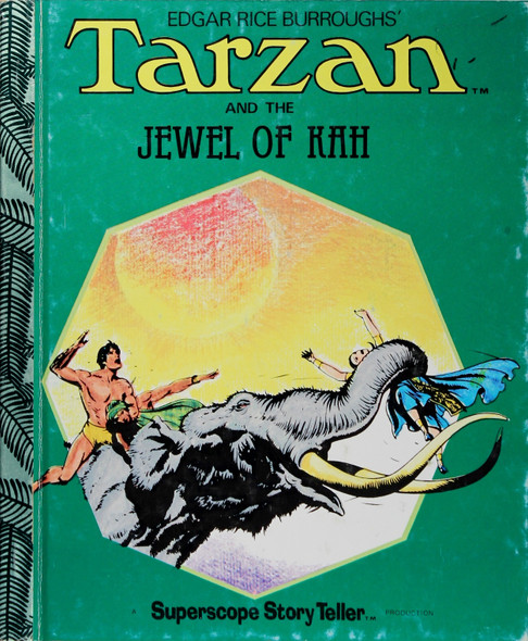 Edgar Rice Burrough's Tarzan and the Jewel of Rah front cover by Jeff Skelley