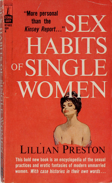Sex Habits of Single Women front cover by Lillian Preston