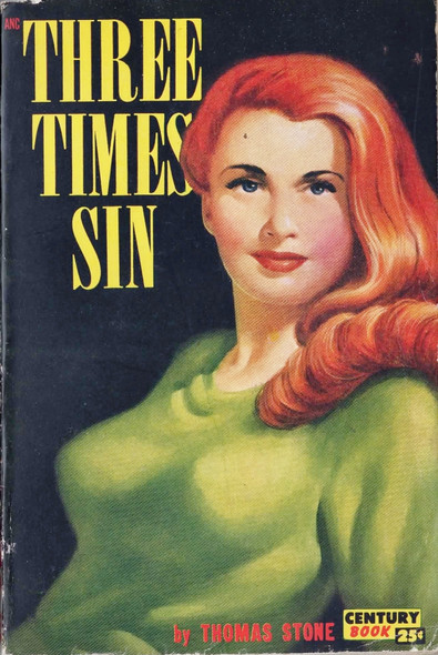 Three Times Sin front cover by Thomas Stone