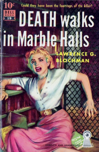 Death Walks In Marble Halls front cover by Lawrence G. Blochman