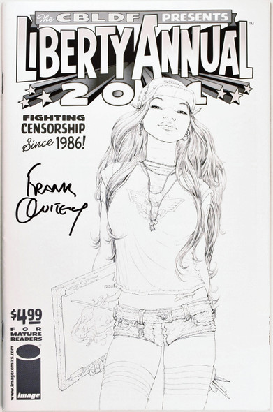 Cbldf Liberty Annual 2011 Signed front cover