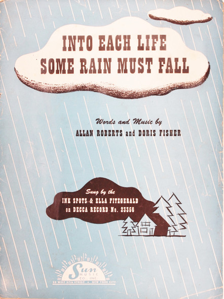 Into Each Life Some Rain Must Fall front cover by Alan Roberts and Doris Fisher