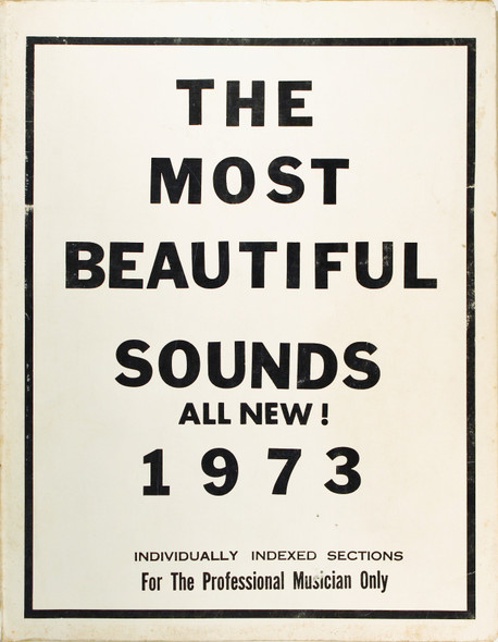 The Most Beautiful Sounds All New! 1973 front cover by Various