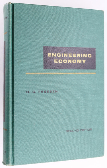 Engineering Economy front cover by H. G Thuesen