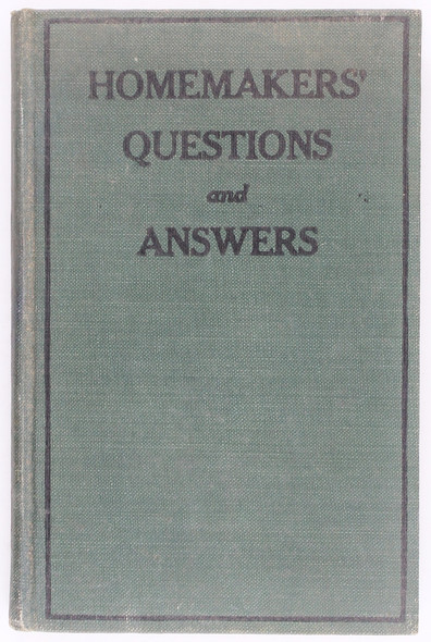 Homemakers' Questions and Answers front cover by
