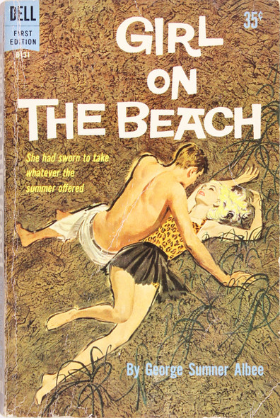 Girl On the Beach front cover by George Sumner Albee