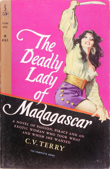 The Deadly Lady of Madagascar front cover by C.V. Terry