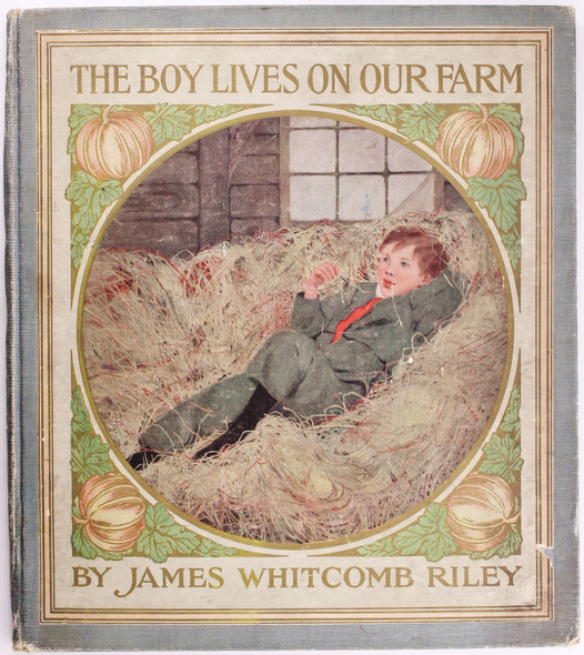 The Boy Lives On Our Farm front cover by James Whitcomb Riley