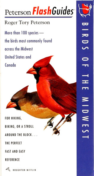 Birds of the Midwest (Peterson Flashguides) front cover by Roger Tory Peterson, ISBN: 0395867339