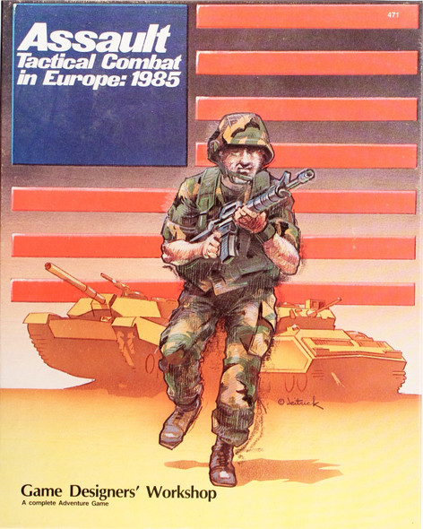 Assault: Tactical Combat In Europe - 1985 (Box Set) front cover by Frank Chadwick, ISBN: 0943580757