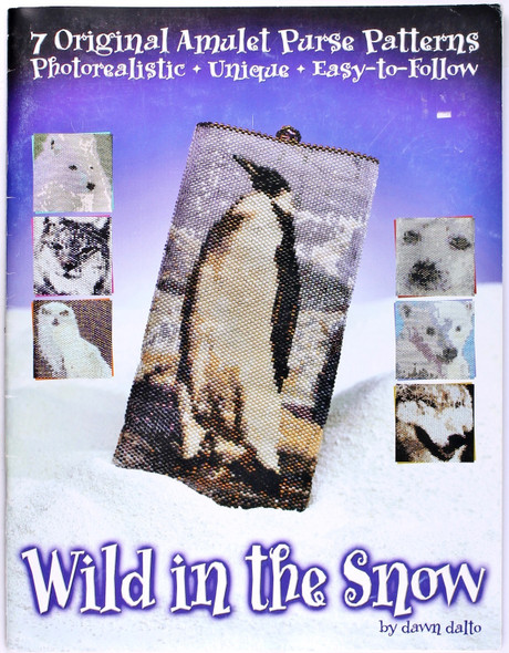 Wild In the Snow - 7 Original Amulet Purse Patterns front cover by Dawn Dalto